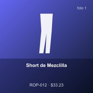 Short de Mezclilla