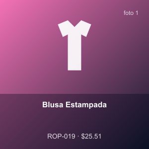 Blusa Estampada