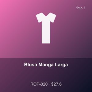 Blusa Manga Larga